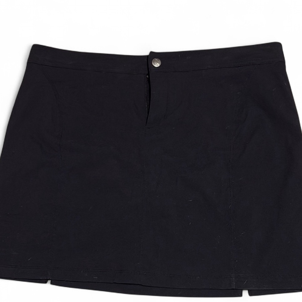 Columbia Black Skort with Button Accent